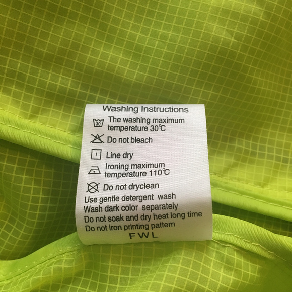 361 lime green wind breaker - Picture 8 of 8